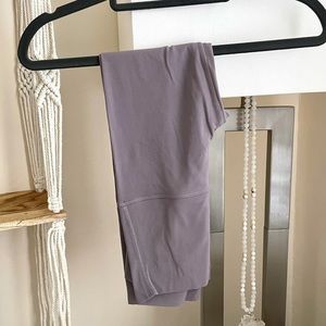 Align Super High Rise Crop 21” Violet Verbena